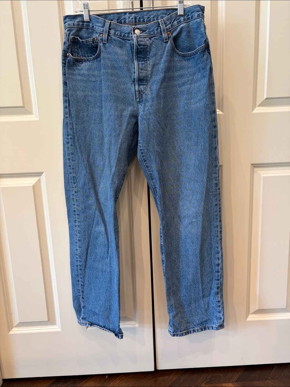Classic Levi's 501 Button Fly  Women's Jeans Blue 32x32